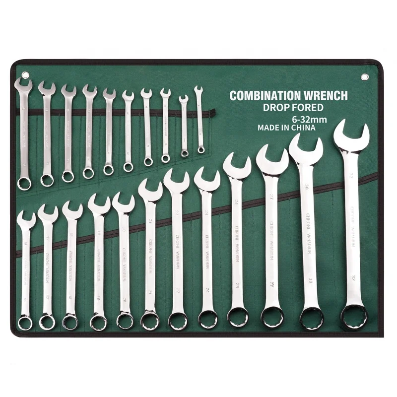 High quality drop forged steel wrench set tools