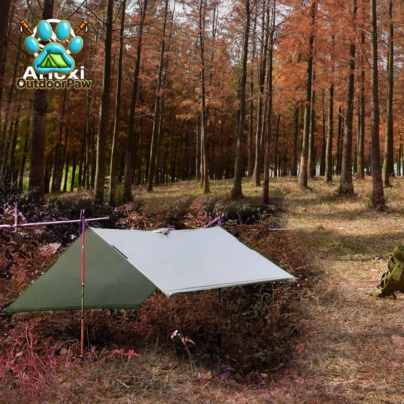 Ultra Light Tarp, 15D Silicone Coated, Silver Nylon,Footfrint, Shelter,210x150cm, 300x210cm