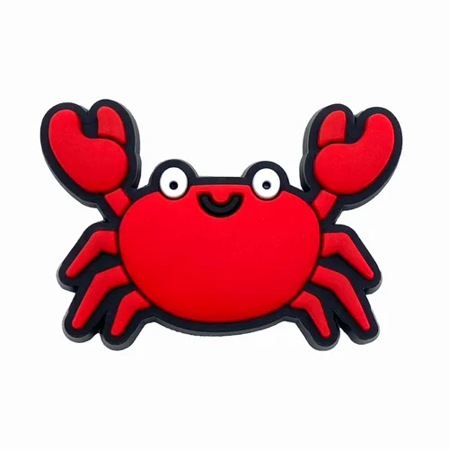 Imagen 2 del producto 1 Uds. De dijes de zapatos de pez, tortuga, caracol de dibujos animados, accesorios para sandalias, alfileres, decorar regalos para niñas y niños