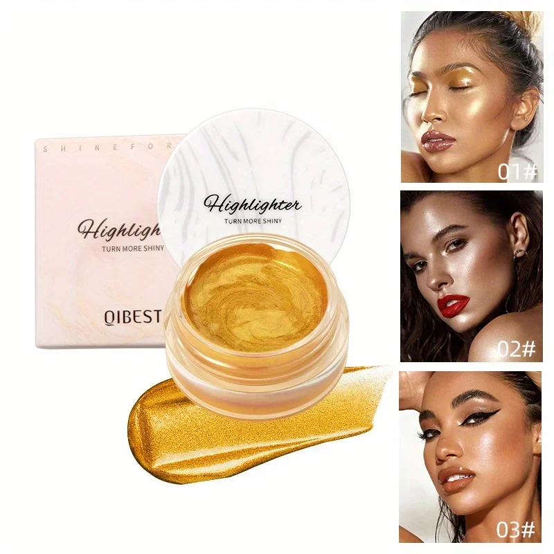 Crema per evidenziare esplosiva Perlescenti naturali per la cura del viso Modifica schiarente per tutto il corpo Trucco per evidenziare il contorno