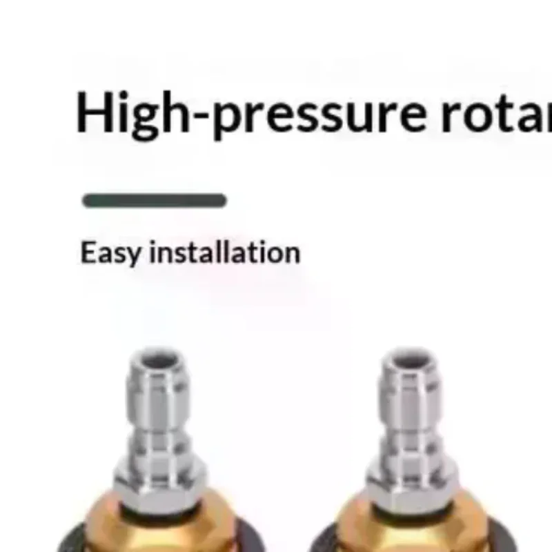 

1Pcs Ceramic Valve High Pressure Washer Turbo Nozzle 360° Rotating With 1/4" Quick Connector 2.5/3.0/3.5/4.0/4.5 GPM Orifice