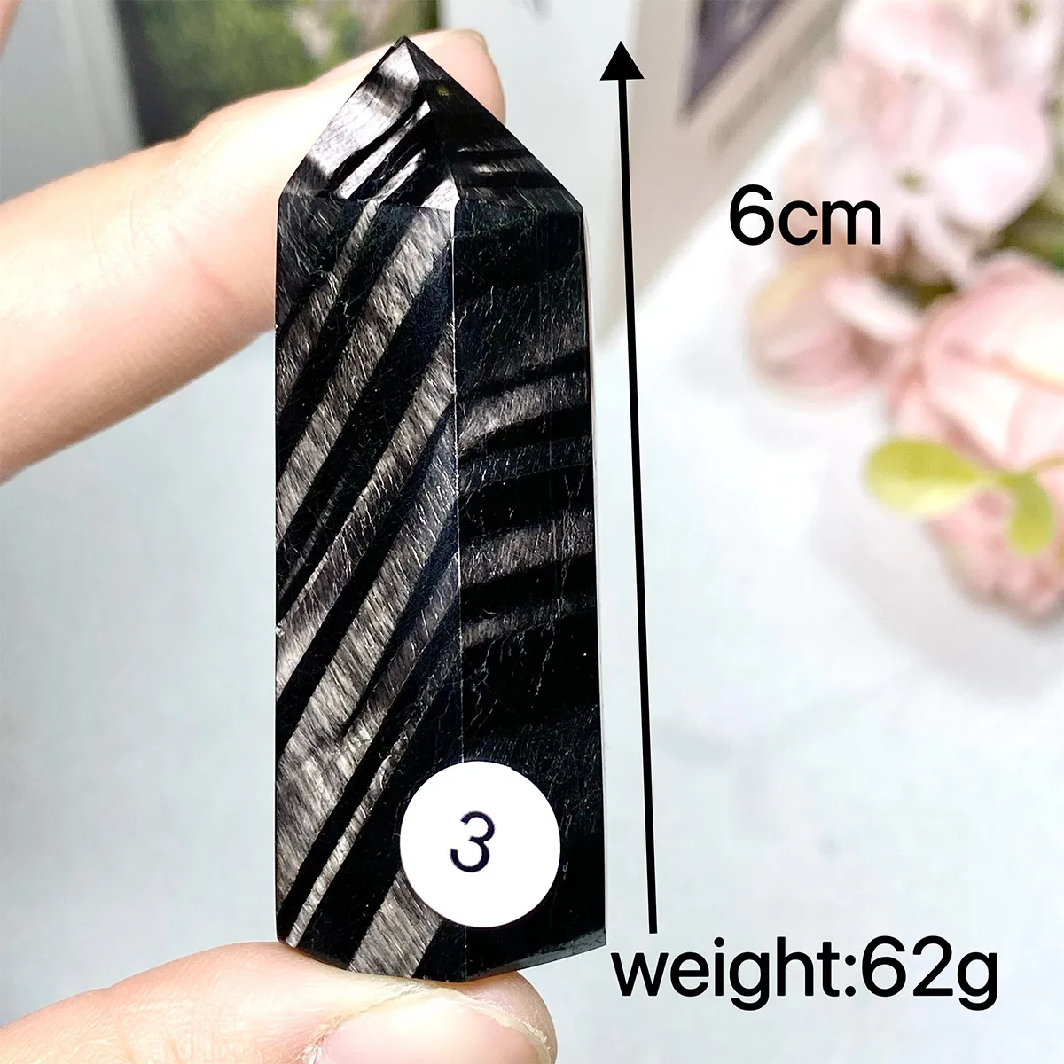 High Quality Natural Hypersthene Crystal Tower Home Decor Reiki Energy Healing Crystal Gem Gift