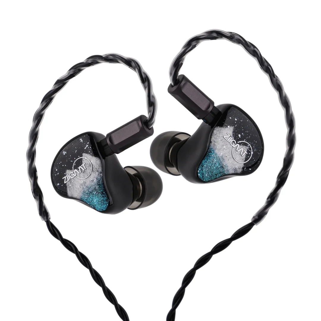 Linsoul ZiiGaat Horizon 1DD + 2BA + 2 écouteurs IEM tribrides planaire équilibre tonal naturel avec câble Interchangeable personnalisé