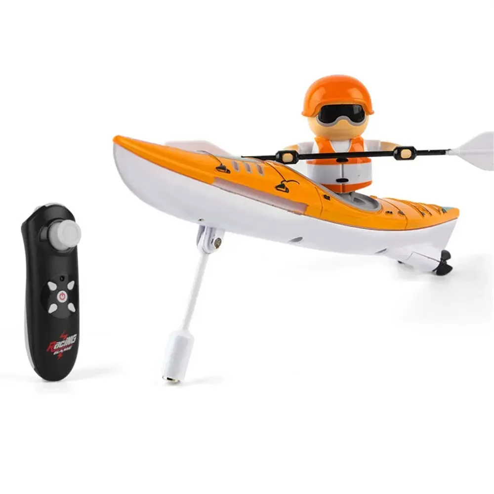 HC 810 RTR 2.4G RC Boat Colorful Paddle Remote Control Rowing LED Lights 360 Driving Dual Modes Waterproof Ship Underwater