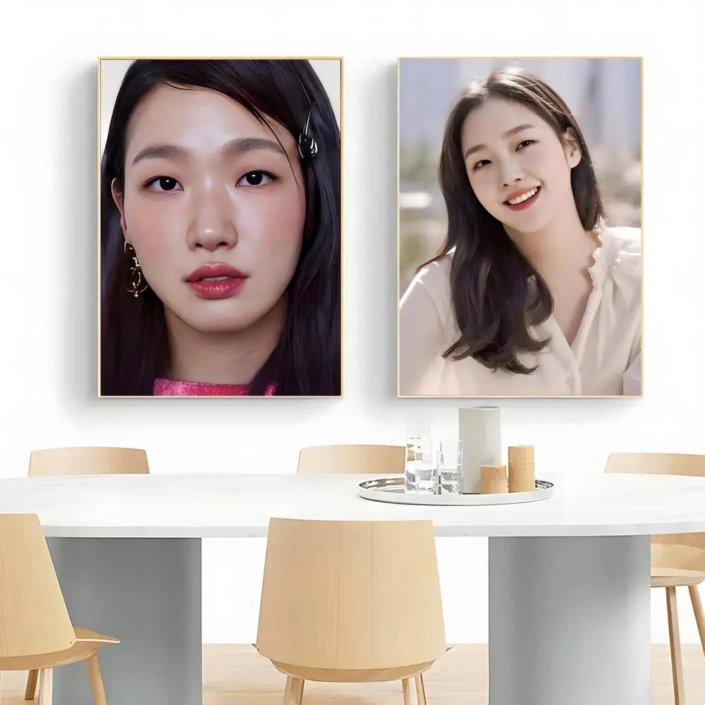 K-Kim Go-eun Poster Frameless Peel-and-Stick Removable Wall Art Print