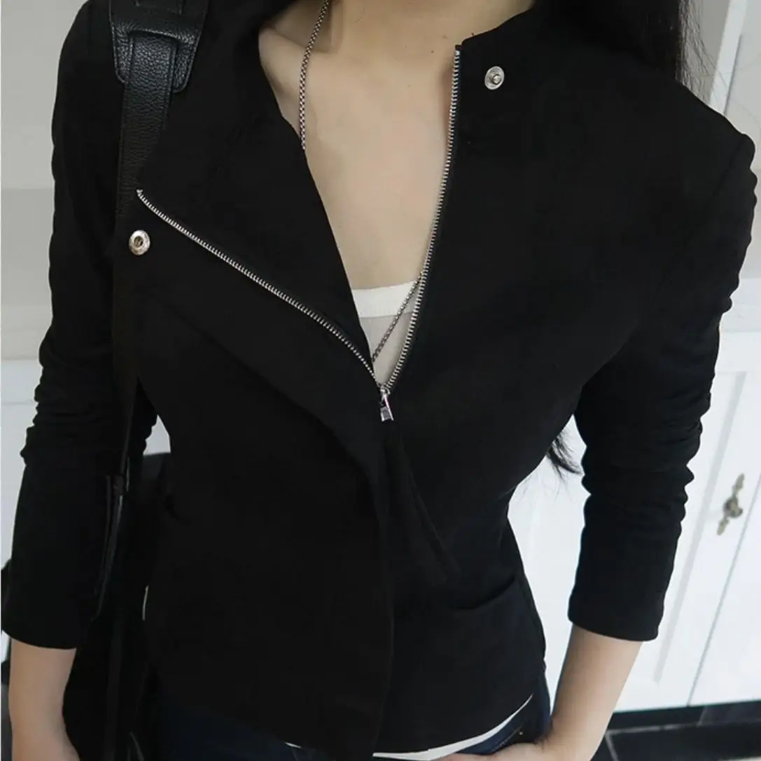 

Women American Retro Slim Fit Short Jacket Autumn Winter Cool Stylish Streetwear Coat Elegant Fashion Outerwear Top Y2k Clothing