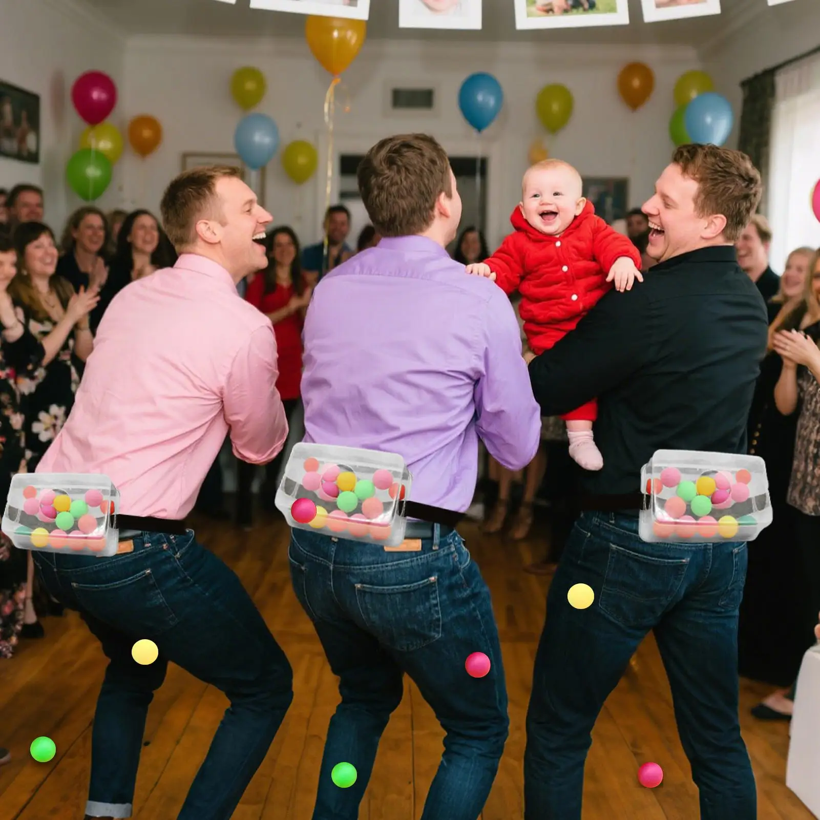 Shake Balls Out of Box Game Twerk Pong Game Props 9.06x5.91x3.94 Inches Funny Interactive Party Toy for Kids Adults