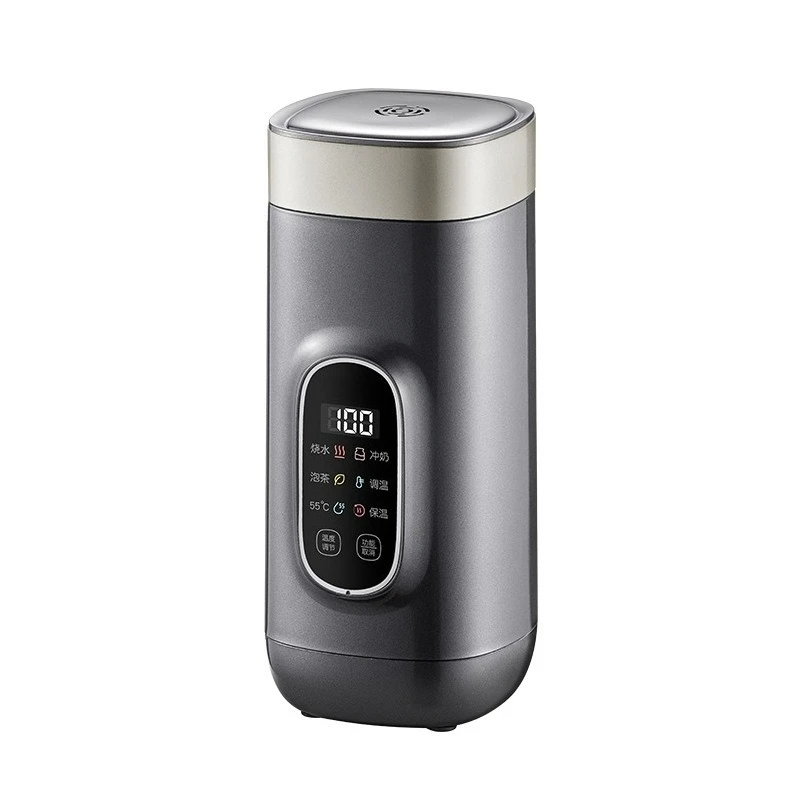 Taza de agua portátil de titanio puro, hervidor eléctrico pequeño con aislamiento de temperatura constante, termo, mini dormitorio de viaje