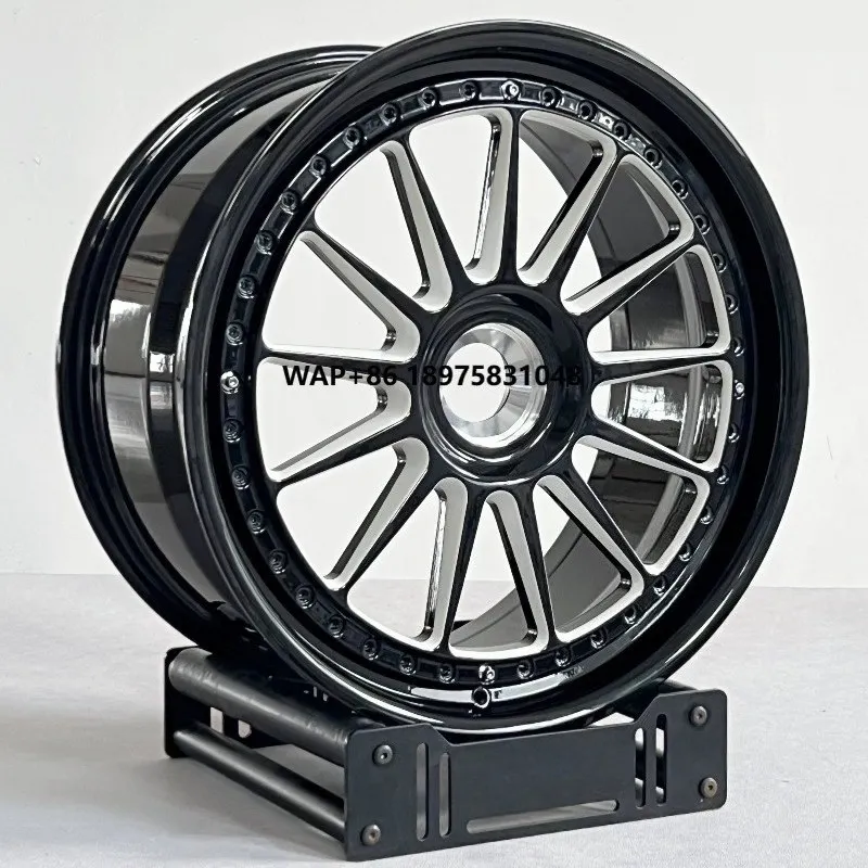 

5x120.65 2 Piece Forged Wheels 19 20 21 Inch Rims Black Alloy Wheels