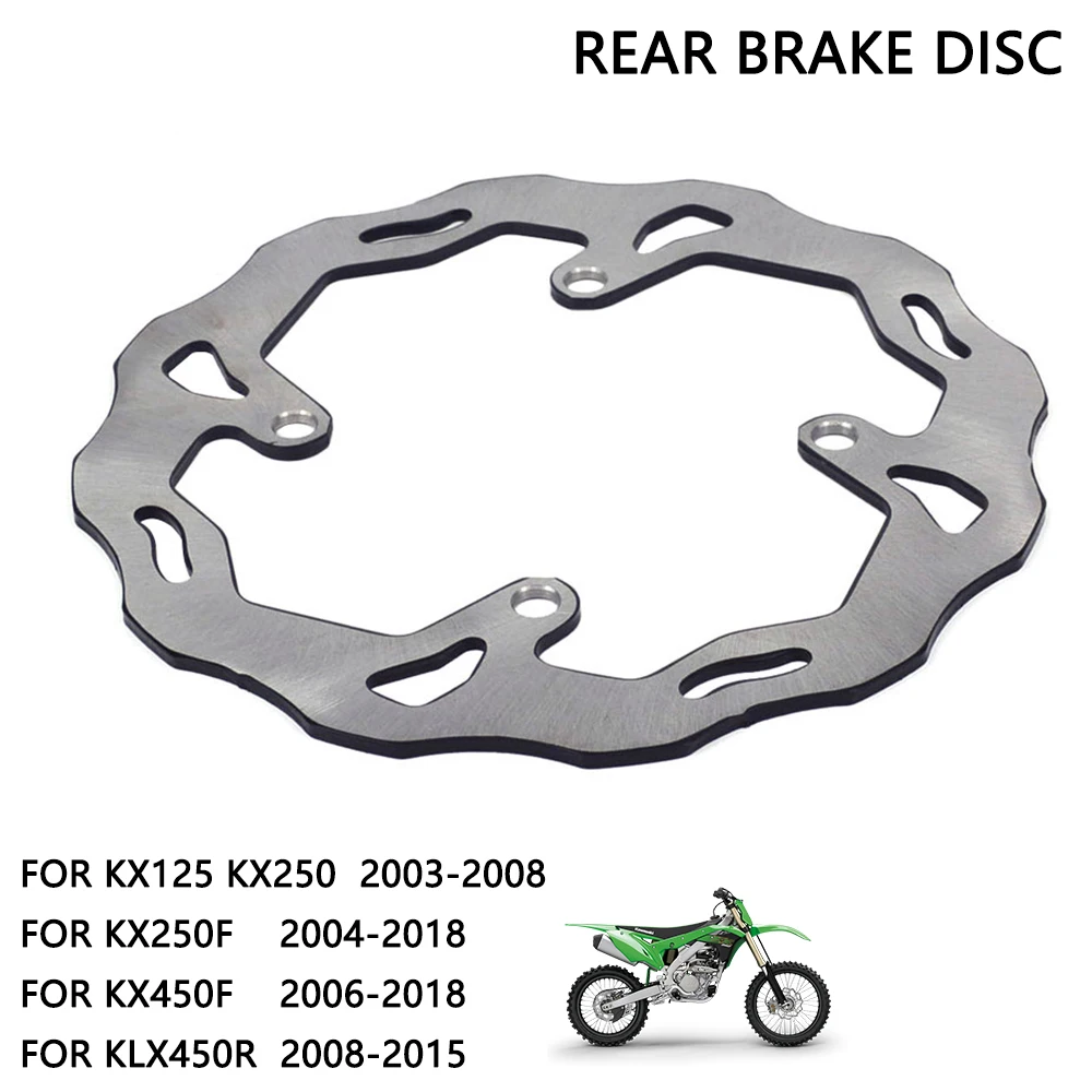

Ротор заднего тормозного диска 240 мм для мотоцикла KAWASAKI KX125 KX250 2003-2008 KX250F 2004-2018 KX450F 2006-2018 KLX450R 2008-2015
