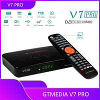 GTMEDIA V7 Pro Satellite TV Receiver DVB-S/S2/S2X+DVB-T/T2 USB wireless antenna/reader Astra 19.2 E/EUTELSAT 5 W,1080p full HD