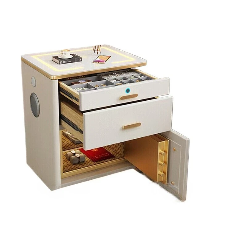 Bedside safe integrated smart home multi-functional bedroom hidden anti-theft jewelry safe