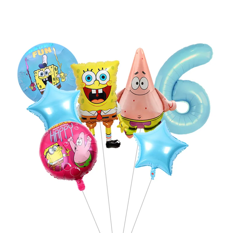 Niedlicher SpongeBob-Themen-Partykerzen-Geburtstagstorten-Topper für Kinderfeier-Dekoration – Detail 24