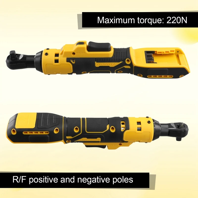 Electric Ratchet Wrench 220N.M Cordless Driver 3/8Inch Impact Removal Screw Nut Power Tools For Dewalt 18V 20V Battery