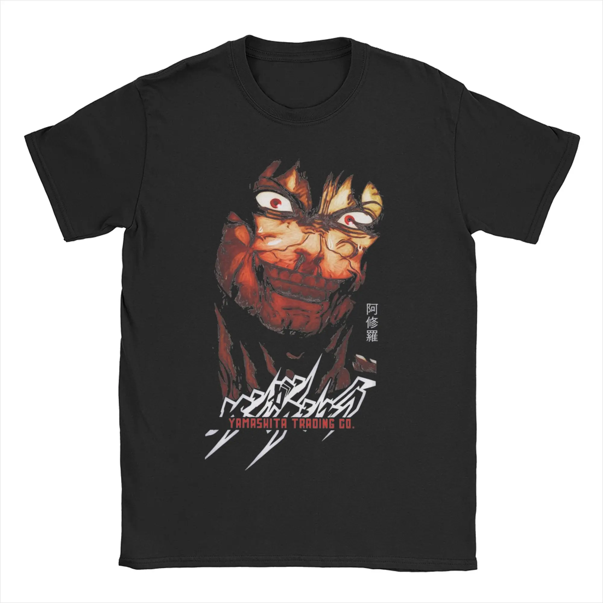 Mens Womens Ohma Tokita Rage Kengan Ashura Shirt 100% Cotton Fashion T-Shirt  Top Clothing