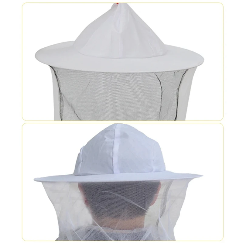 Multi-Purpose Beekeeping Hat High-Quality Fabric Mesh For Beekeepers High Definition Veil 2Piece