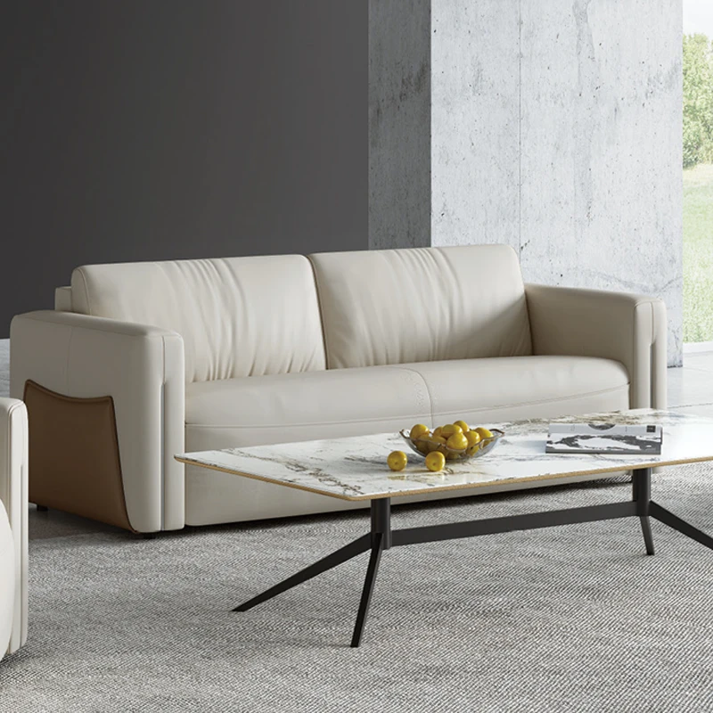 # Sofa Top Layer Leather School Hotel Business Reception