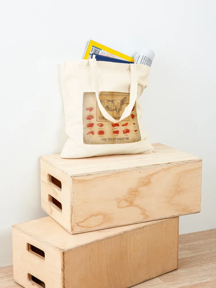 خمر اللحوم الإعلان حمل حقيبة القماش حقيبة اليد حقائب حمل حقيبة قماش للنساء #4