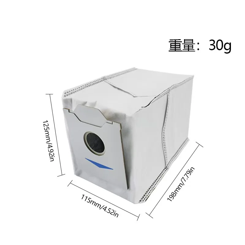 متوافق مع Ecovacs Deebot N30 Omni / N30 Pro Omni Robot Vacuum Accessories فرشاة جانبية رئيسية فلتر Hepa خرقة كيس لجميع الغبار أجزاء