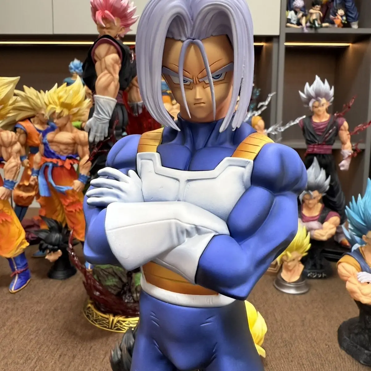

30 см Dragon Ball Super Saiyan плавки фигурка двойное лицо сменная экшн-кукла для украшения стола Коллекционная игрушка детский подарок