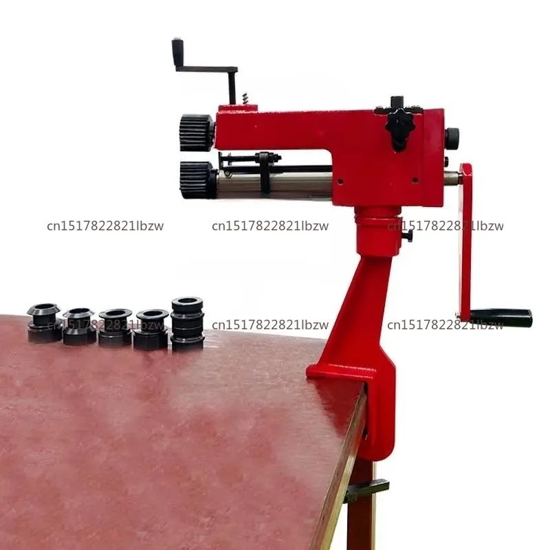 Manual Sheet Metal Bead Roller Rotary Bending Edge Forming Crimping Machine for Metal Fabrication
