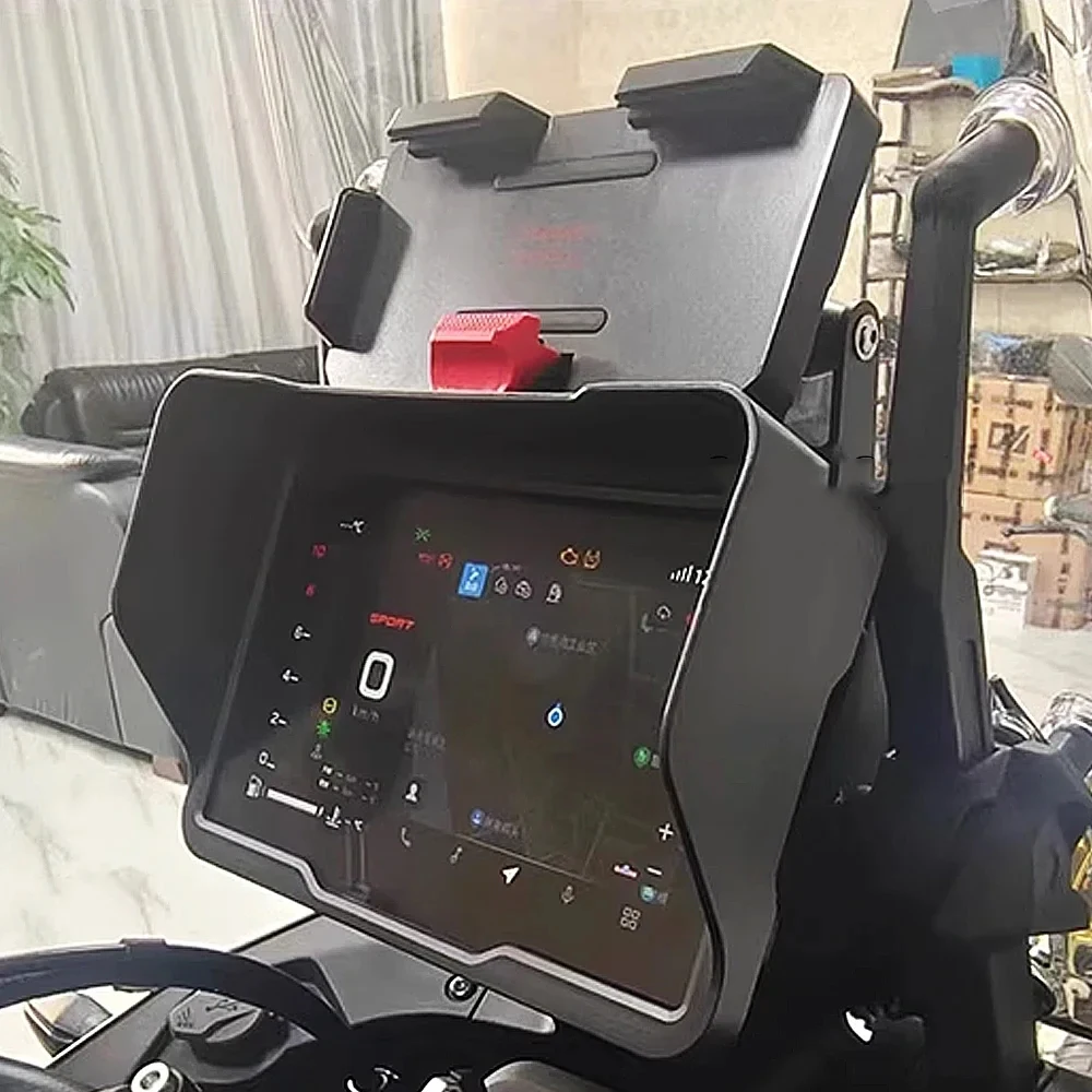 جديد لـ CFMOTO 800 MT 800MT 800mt 2023 ملحقات الدراجة النارية غطاء عداد السرعة الأسود غطاء الأداة غطاء مضاد للوهج