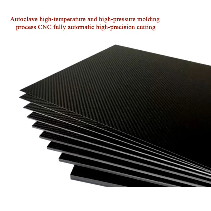 1Pc 300x400mm 3K Carbon Fiber Plate Sheet High Strength Twill Matte Carbon Board Panel Thickness 0.5/0.8/1/1.5/2/2.5/3/4/5/6mm