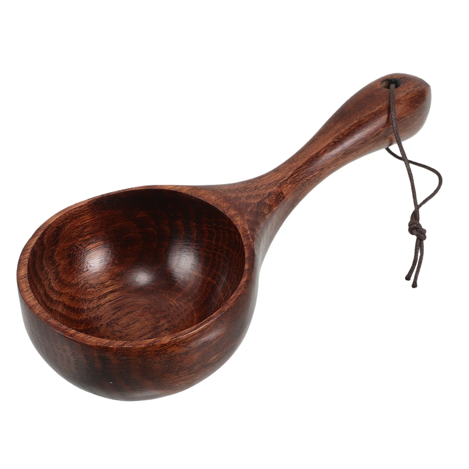 

Wooden Water Scoop Comfortable Grip Natural Material Versatile Use Bath Shower Sauna Ladle Sturdy Craftsmanship