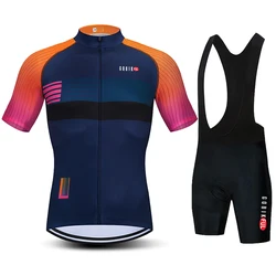 Conjunto de Ropa de Ciclismo para hombre, Maillot transpirable de verano para bicicleta de montaña, 2022