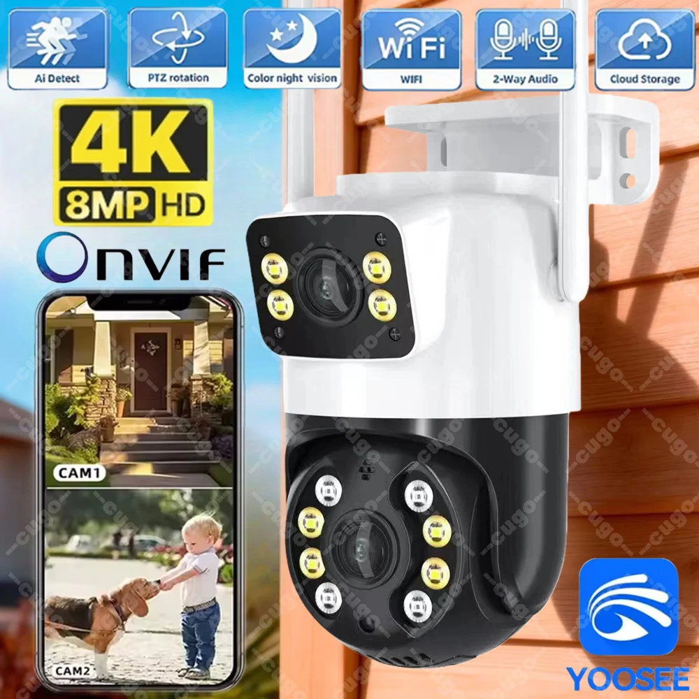 4K 8MP Hd Dual Lens…