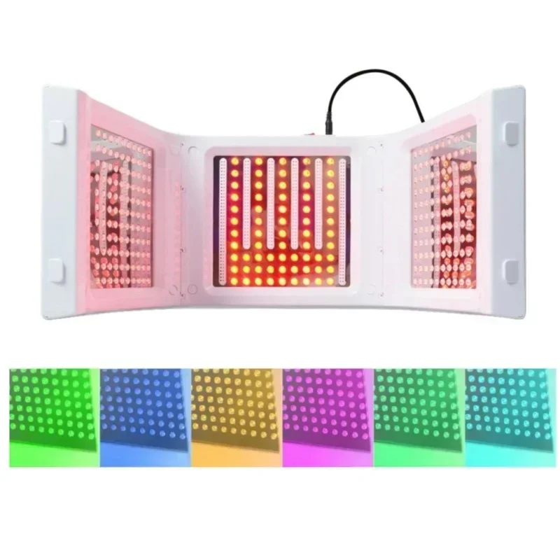 Máquina de fotones LED de 7 colores, Nano mascarilla hidratante para la piel, mascarilla facial y corporal, salón de SPA, uso doméstico, rejuvenecimiento de la piel, cuidado de la piel antiarrugas