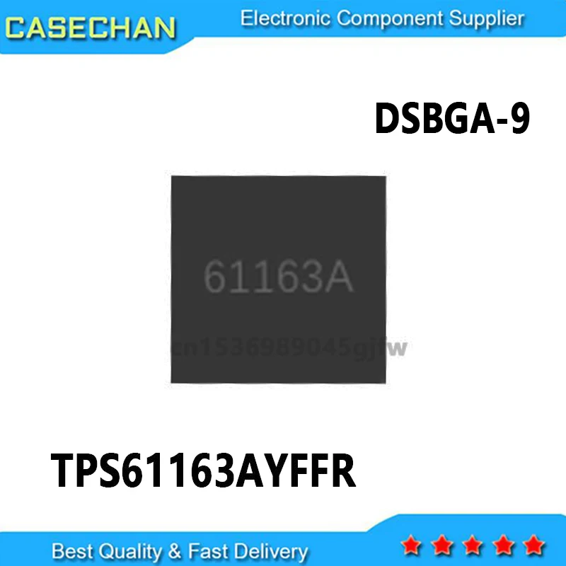 5PCS DSBGA-9 TPS61163AYFFR TPS61163 61163