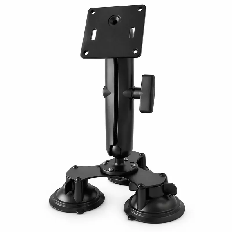 Universal 1.5 Inch Ball Head Mount for Industrial Tablet PC Video Monitor Agricultural Machinery Heavy Duty Adjustable Holder