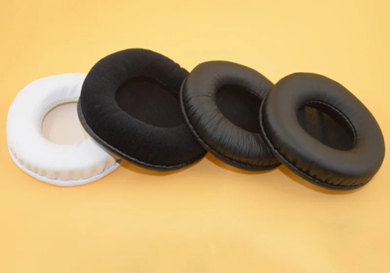 1 par 80mm almofadas de ouvido couro substituição capa almofada para sony MDR-V55 MDR-V500 MDR-7502 fones para ATH-WS70 ws77 ws99