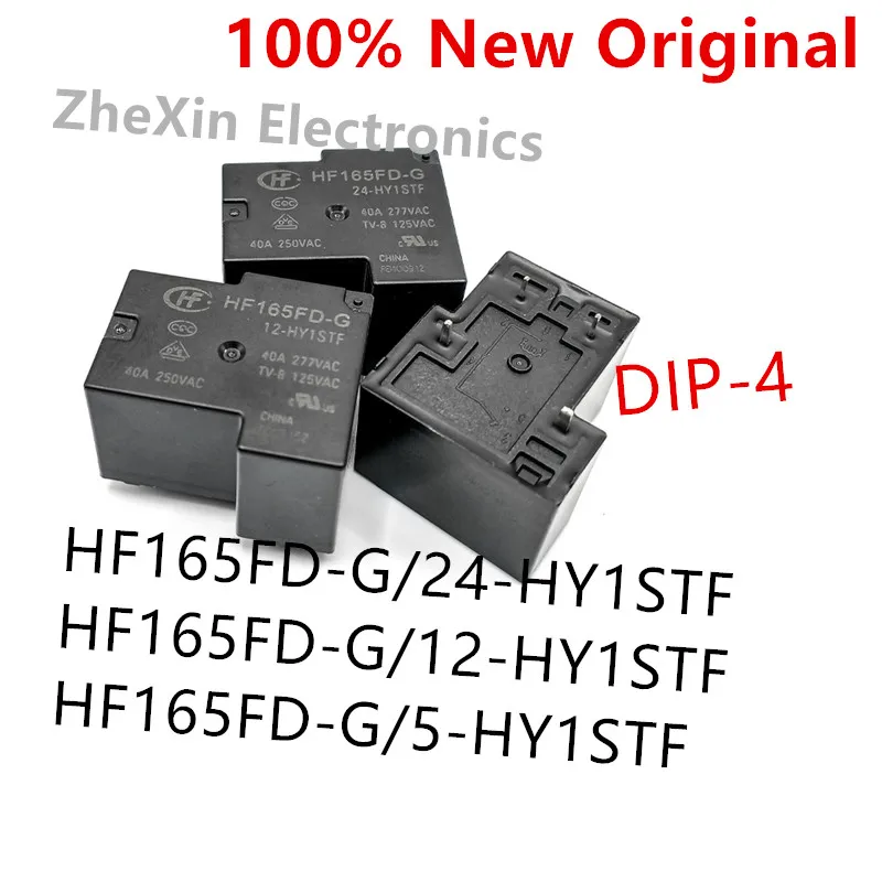 5-10PCS/Lot   HF165FD-G/12-HY1STF 、HF165FD-G/24-HY1STF 、HF165FD-G/5-HY1STF  DIP-4  SPST-NO  New Original Power Relay   HF165FD-G