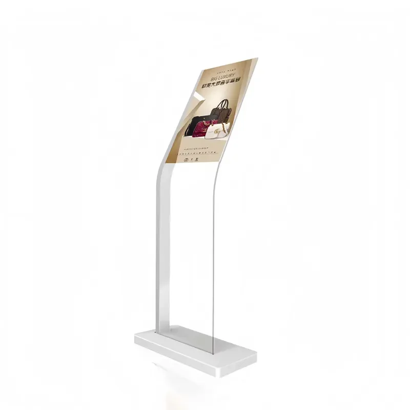 360SPB TOS30A 30-inch Smart Digital Signage Floor Standing OLED Indoor Transparent Screen Kiosk SDK for Retail Store Shopping