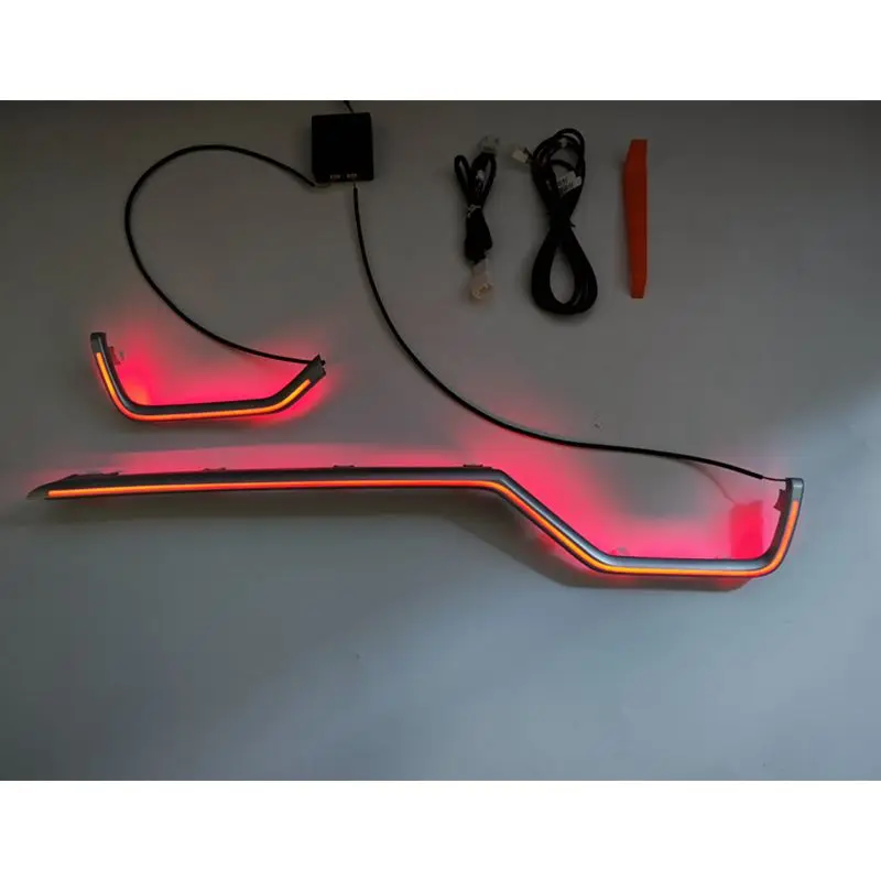 2pcs 64 Color Symphony Ambient Lights For Toyota RAV4 XA50 2020-2024 Atmosphere Lamp Instrument ambient lamp
