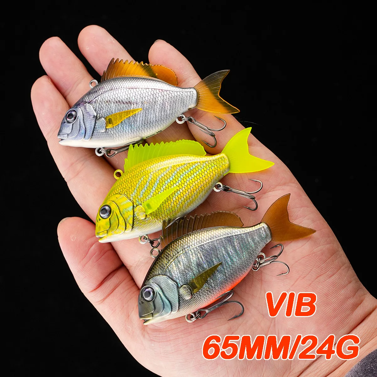 Señuelo VIB con vibración realista – Largo alcance para pesca en mar - imagen 2