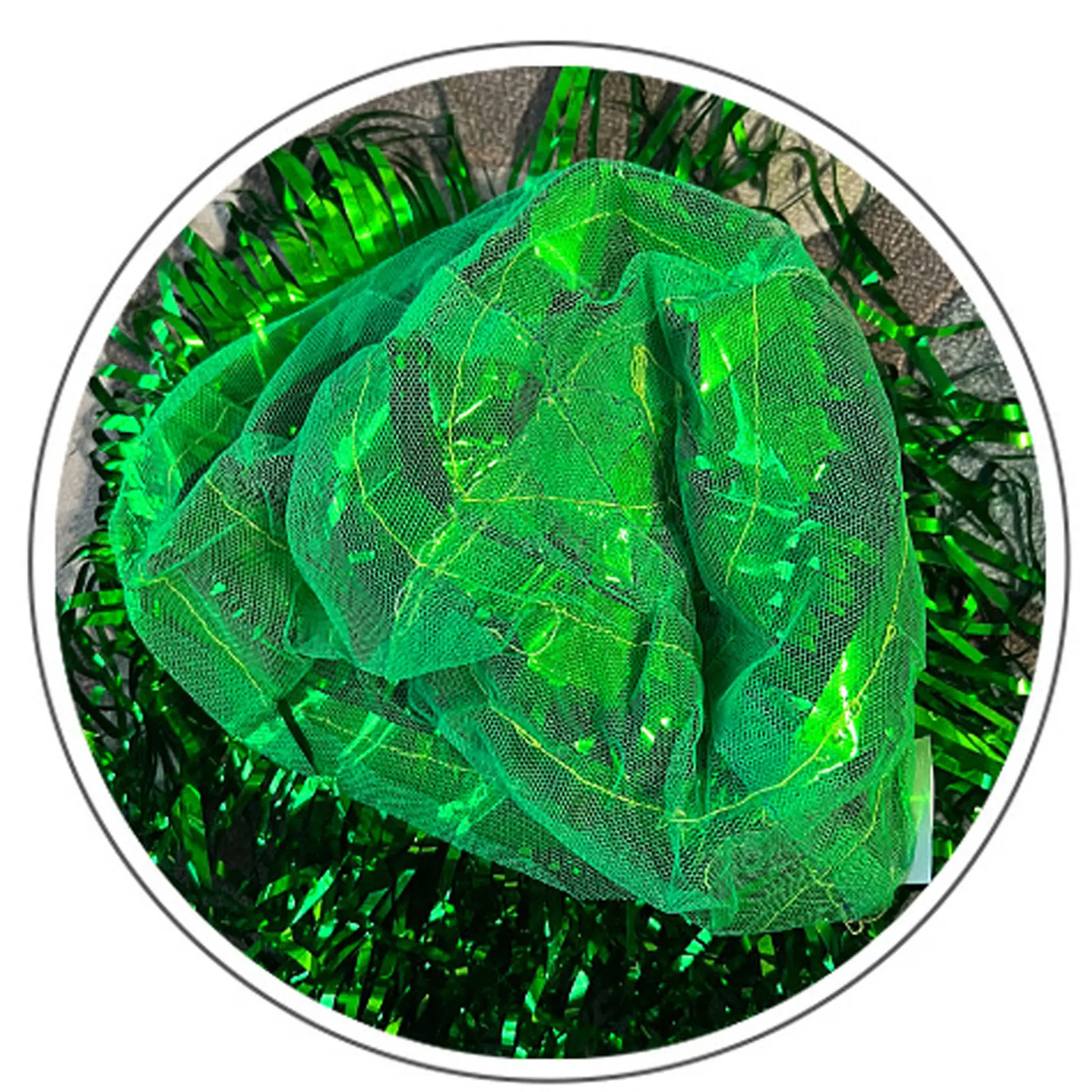 6 قطع بهرج الباروكات فستان بتصميم حالم لامعة شعر مستعار للحفلات الكبار لمعان معدني تأثيري لوازم لحفلات أداء المرحلة