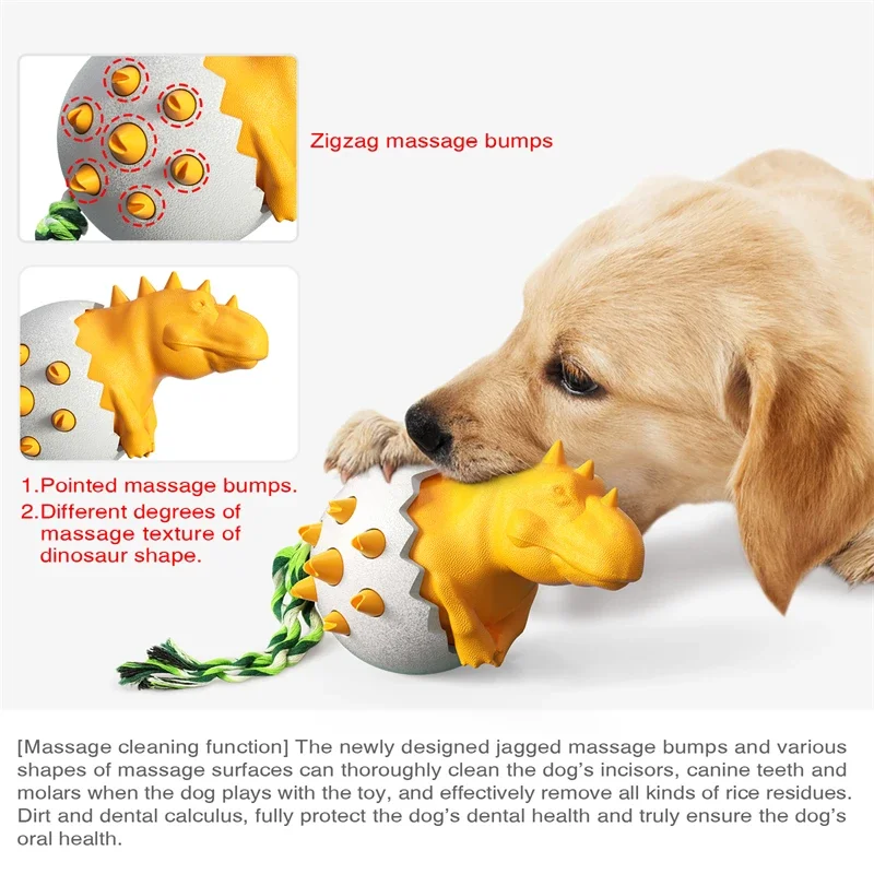 Dinosaur Egg Dog Chew Toy 4