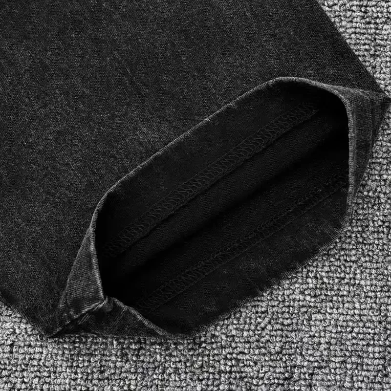 Herren-T-Shirt im Vintage-Look mit roter Spinnenlilie, Sommer-Damen-T-Shirt, Oversize, Neuheit, Vintage-Punk, Hip-Hop, Gothic, Hipster, Y2K, Harajuku – Detail 7
