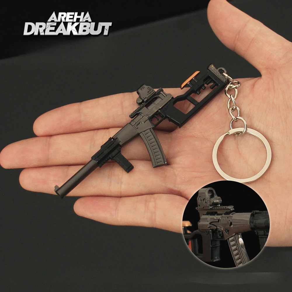 9cm 새로운 아레나 브레이크 아웃 게임 주변기기 모델 업그레이드 버전 금속 키 체인 펜던트 컬렉션 생일 축제 선물 완구