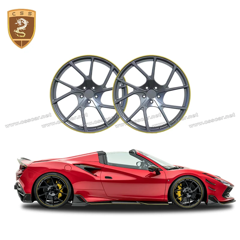 For Ferrari F8 488 458 MSY Style Car Front 20 Inch Rear 21 Inch Wheel Hub Aluminum Modification Wheel Rims Instock