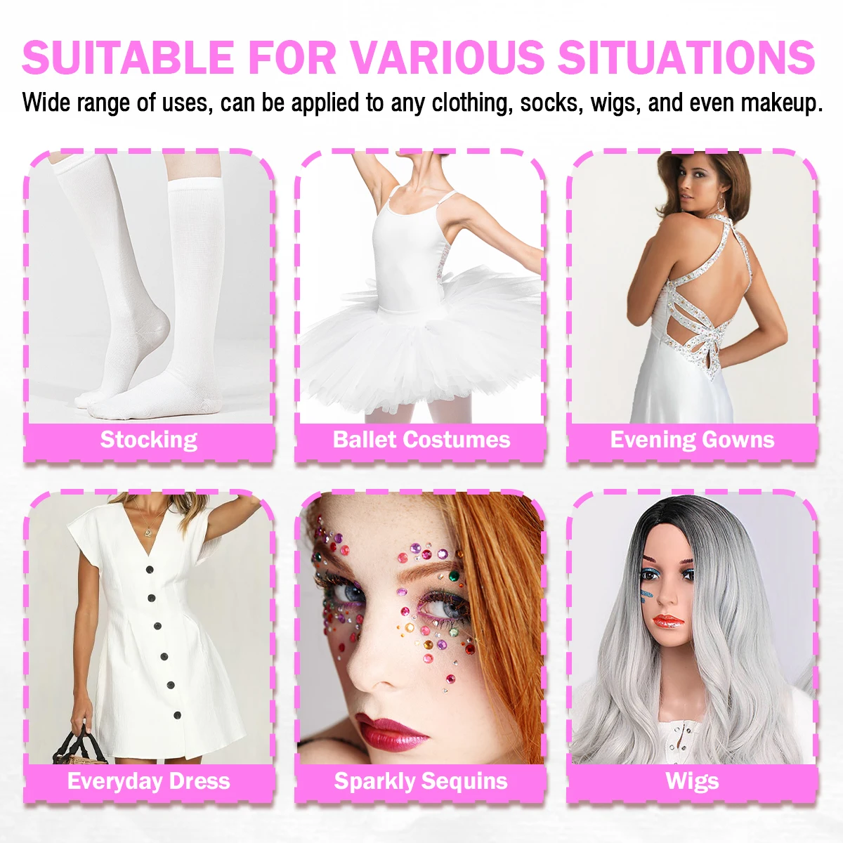 Cinta adhesiva Invisible antideslizante para el cuerpo, cintas adhesivas de doble cara, autoadhesivas transparentes para sujetador, ropa, peluca, vestido, camisa, pegamento transparente