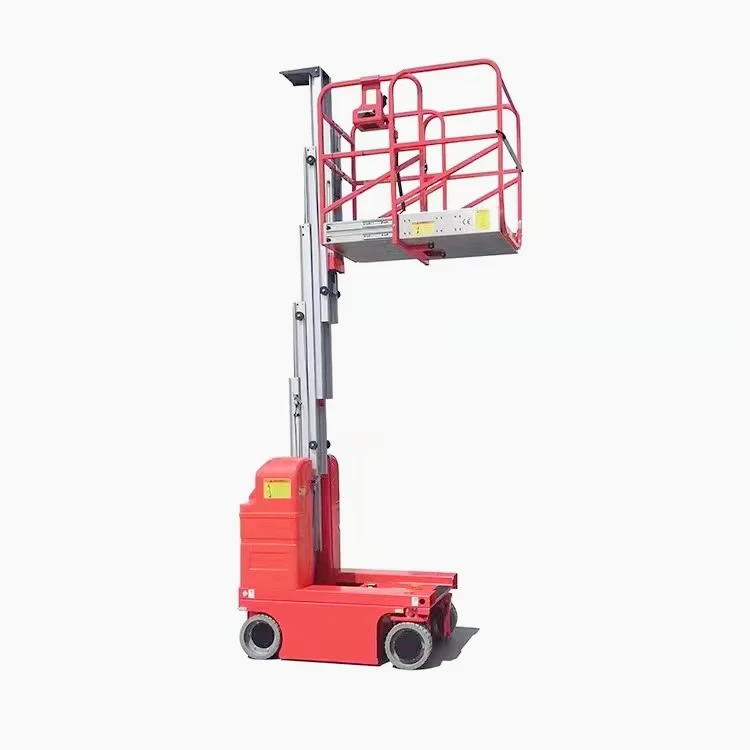 Electric Self Propelled  Aluminum Lifter Scaffolding for Construction Decoration Ladder Aluminium Climbing Lift Platform