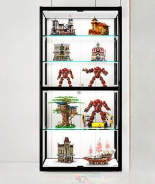 

LEGO display cabinet gift toy shelf dustproof household transparent glass display cabinet hand-made animation model display cabi