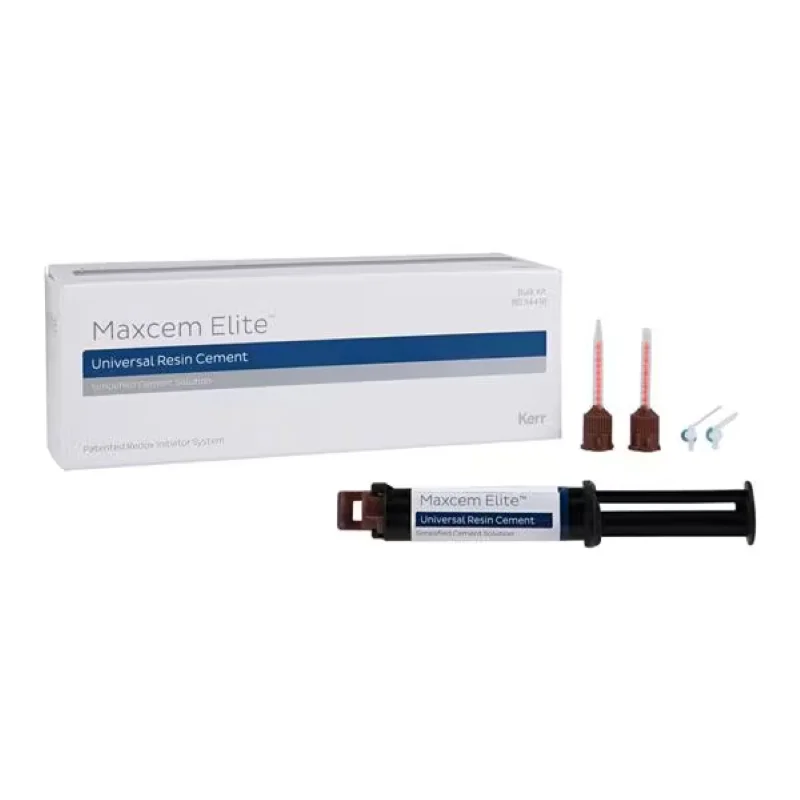 

Dental Premium Filling Material Maxcem Elite Cement Clear Color Self-Etch Self-Adhesive Universal Resin Cement