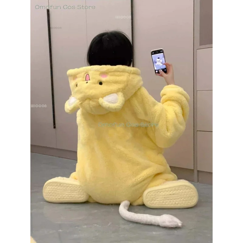 Disfraz de Halloween de Cardcaptor Sakura Kinomoto Kero Chan, Sudadera con Capucha, Pijama de Felpa, Mono, Productos de Anime, Cosplay, Slee3;b,6/k'5;