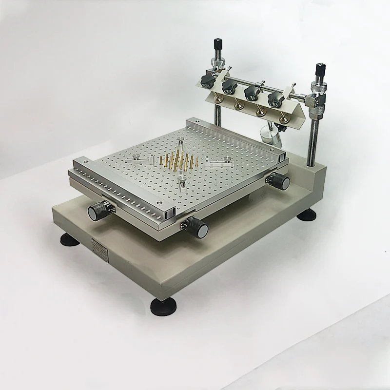 ZB3040H Manueller Lotpastendrucker, Rotkleber-Chip-Reparaturmaschine, Siebdruck für Elektronik, 250x400mm Druckgröße