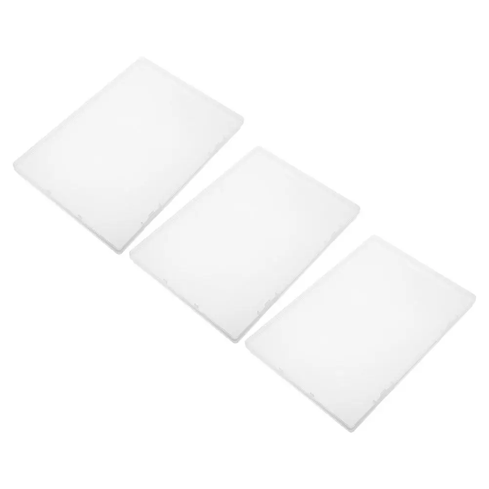 

3Pcs Clear Birth Certificate Organizer Box Waterproof Paper Storage Case for Vital Documents Compact File Box Travel Friendly